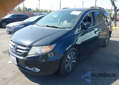 2014 Honda Odyssey Touring/Touring Elite z USA, uszkodzony, nr VIN 5FNRL5H92EB096141